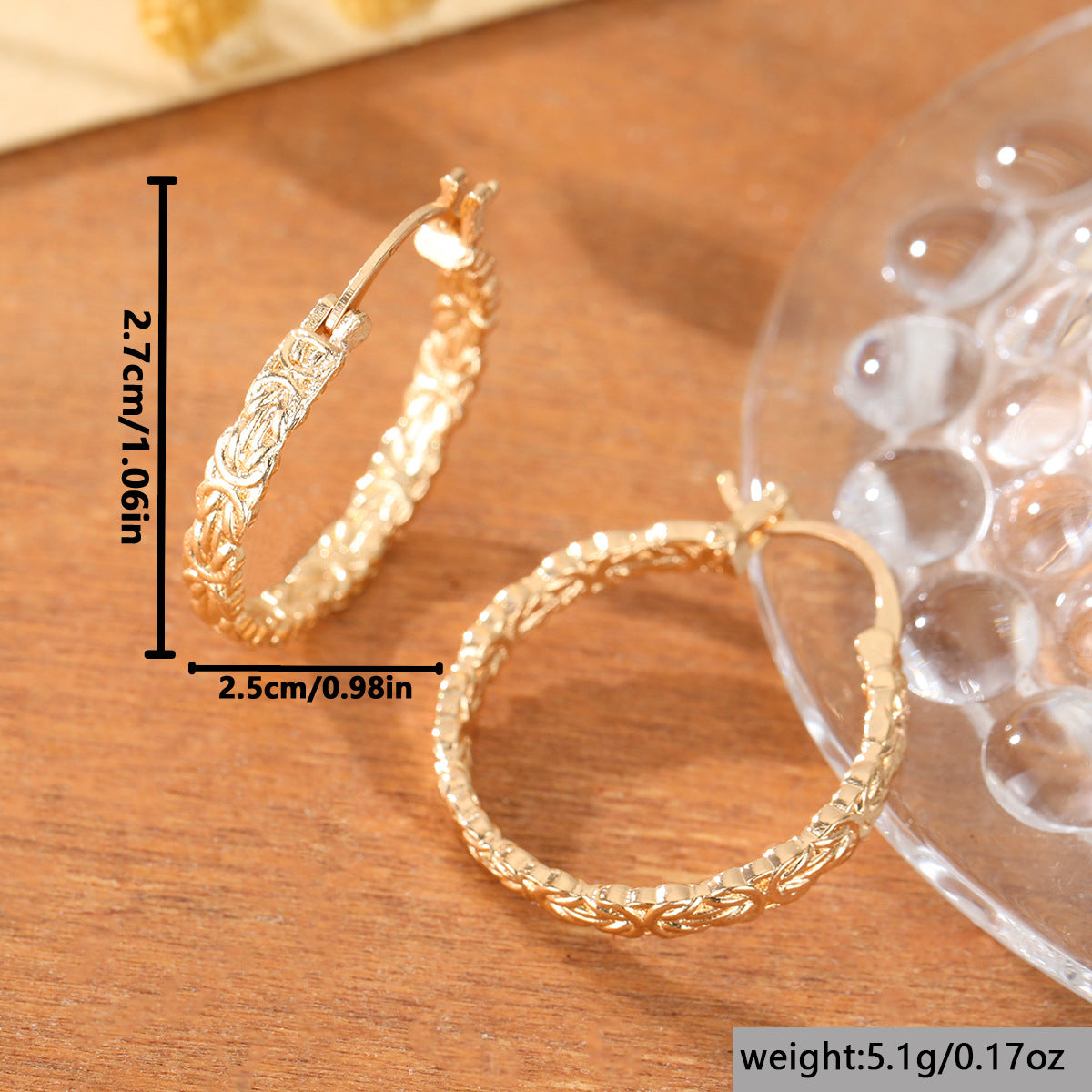 Matte Brushed Geometric Earrings For Women