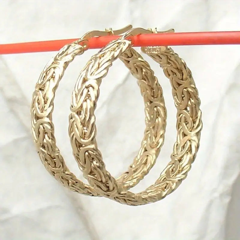 Matte Brushed Geometric Earrings For Women