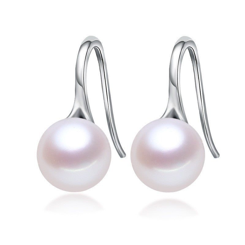 Silver Fashion Pearl Earrings For Women