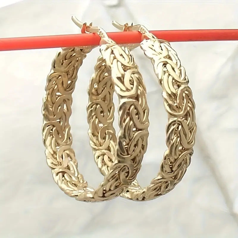 Matte Brushed Geometric Earrings For Women