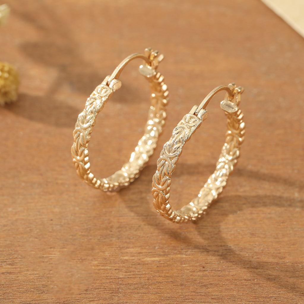 Matte Brushed Geometric Earrings For Women